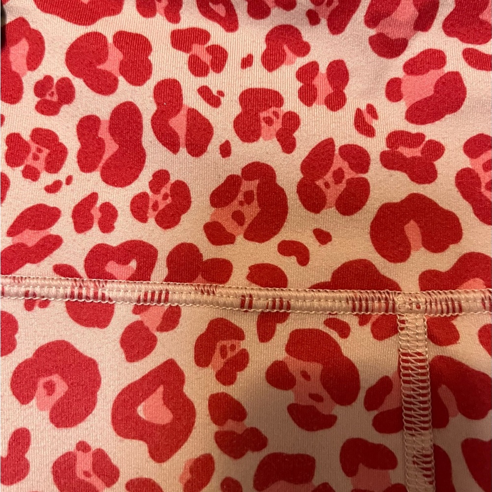 Red Leopard Print Leggings. Fabletics